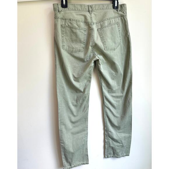A.P.C. Gray Green Straight Leg Jeans Sz 29 Button Fly Cotton Designer Seafoam - Picture 6 of 8